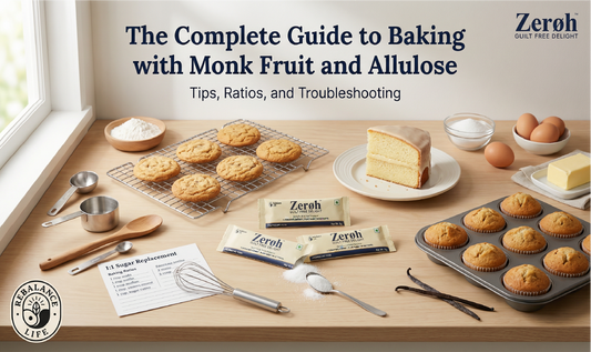 The Complete Guide to Baking with Monk Fruit and Allulose: Tips, Ratios, and Troubleshooting